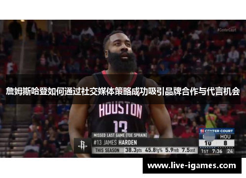 詹姆斯哈登如何通过社交媒体策略成功吸引品牌合作与代言机会